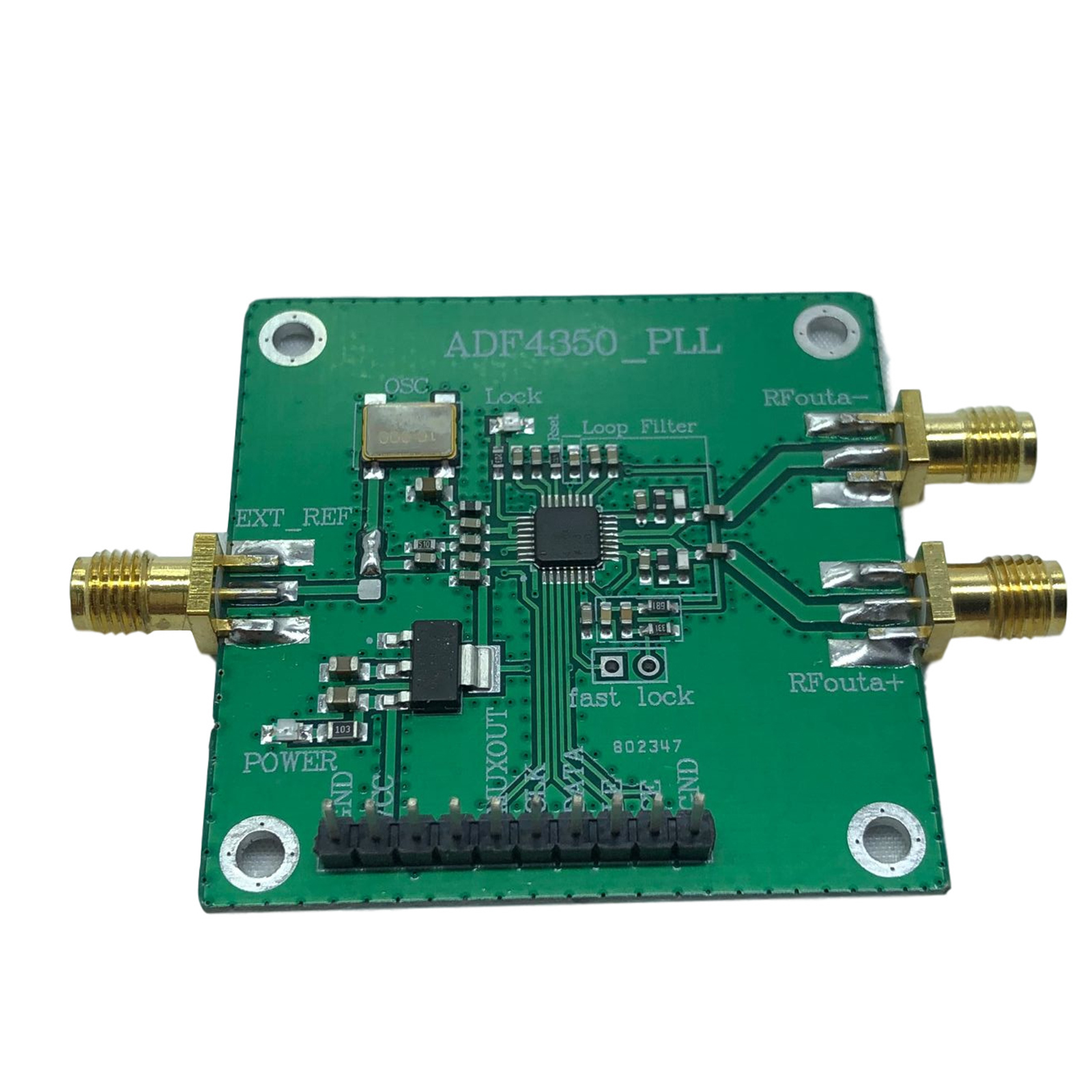 Development RF Signal Source Phase Locking Loop Board Signal Module SMA Female Head 137MHz--2.2GHz 35MHZ---2.2GHz Analyzer