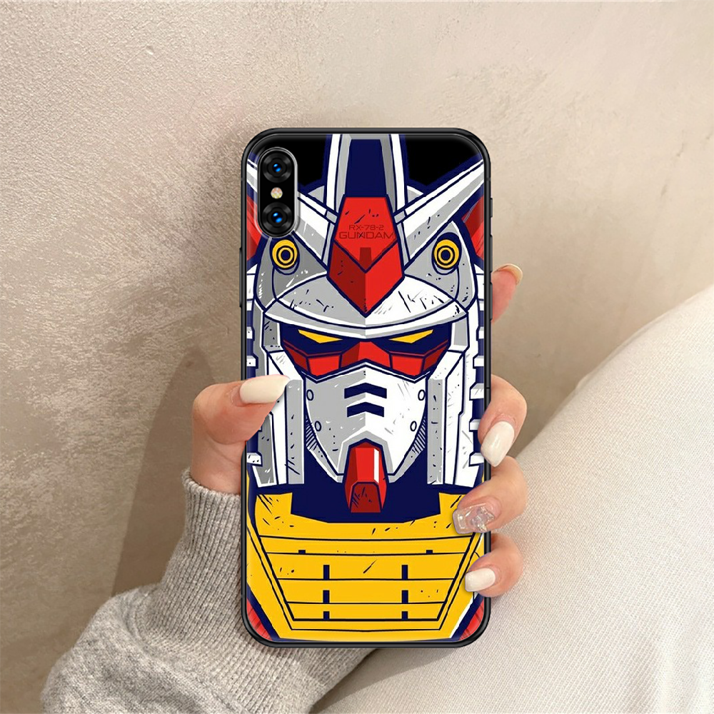 Чехол для телефона Gundam Robot для iphone 5 5S SE 2 6 6S 7 8 11 12 Mini  Plus X XS XR Pro Max, черный трендовый чехол из ТПУ, силиконовый чехол |  AliExpress