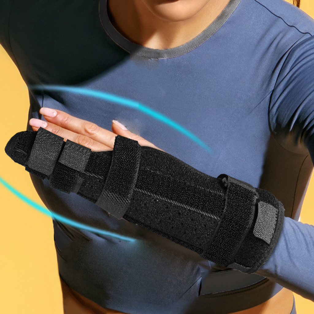 Two Finger Splint Joint Fix Support Breathable Broken Fingers Arthritis Cast Broken Fingers Injuries Relief Fix Injury Aid Tool