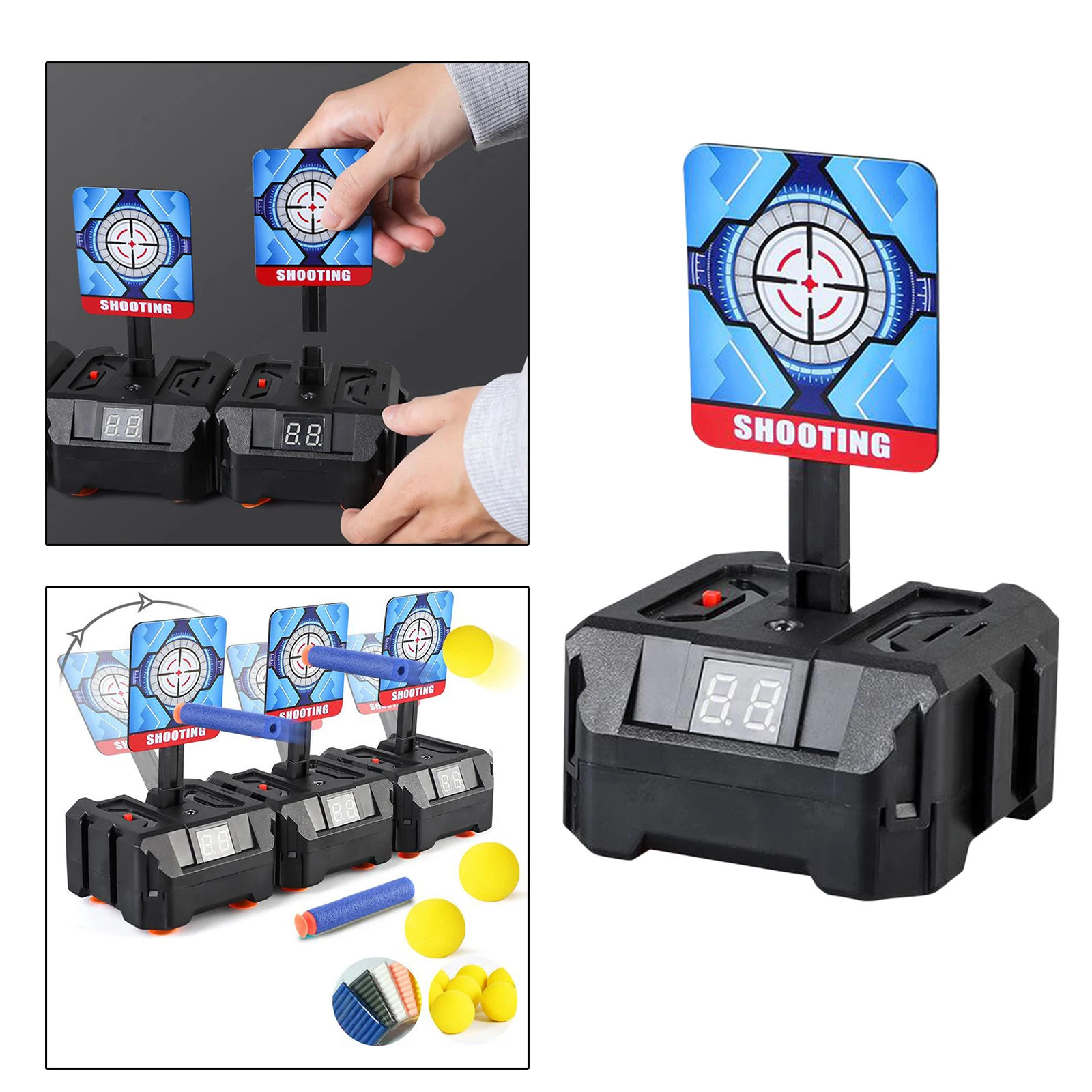 Electric Digital Moving Target for Pistols, Aim Electronic Scoring Electric Digital Moving Target for Pistols, Aim Electronic Scoring