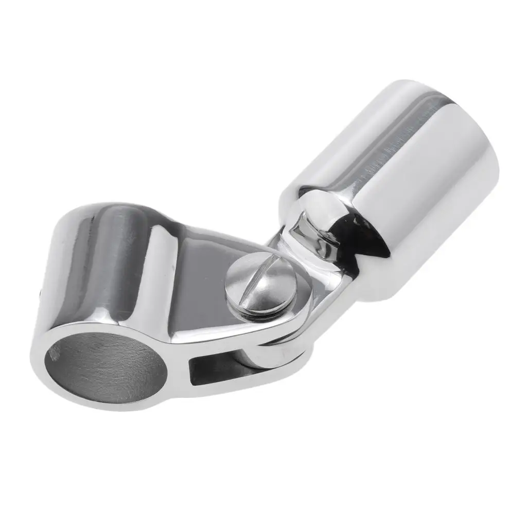 Marine Boat Awning Hand Rail Fitting 1 Inch (19mm) Elbow, 316 Stainless Steel Deck Hardware
