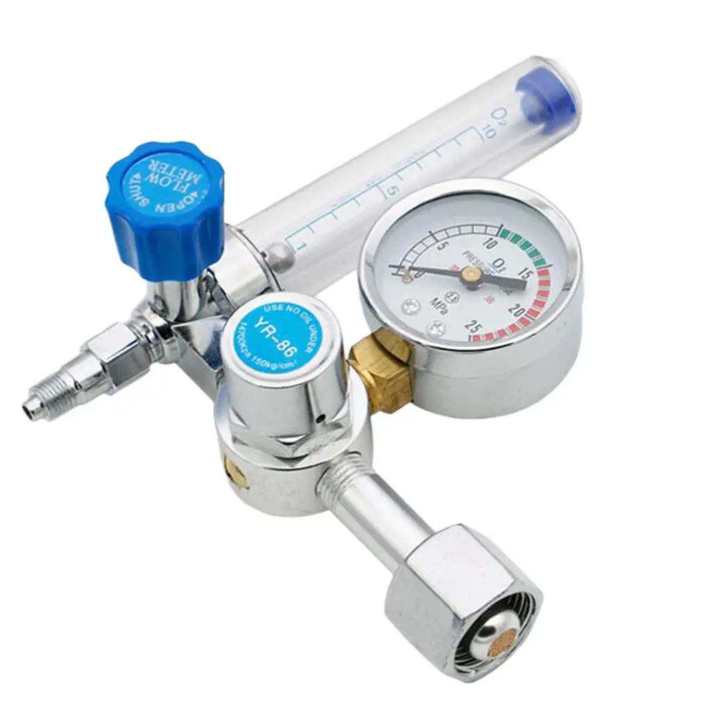 1 Piece Gas Oxygen Flowmeter with Standard Production Workshop,300 x 100 x 50mm