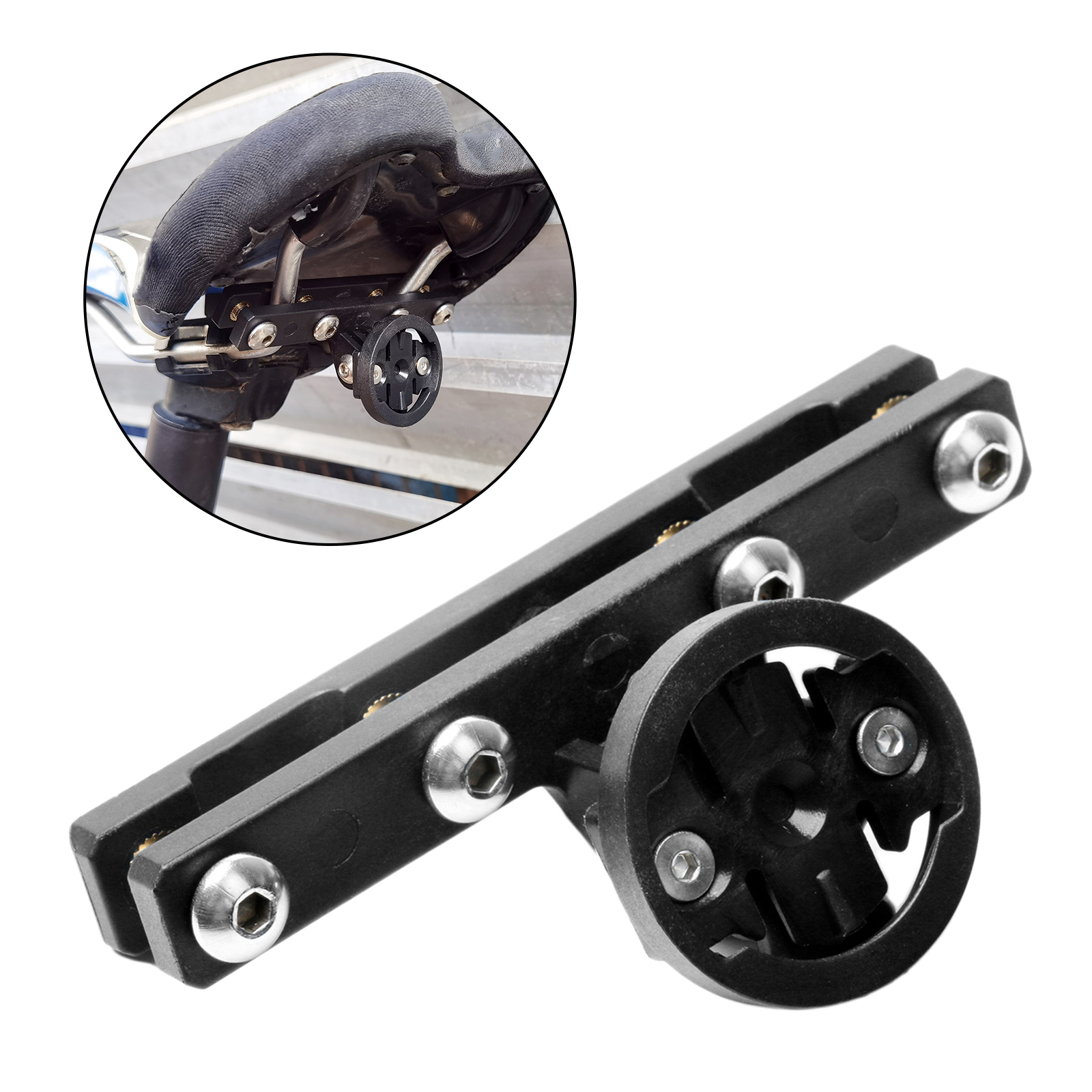 Durable Bike Tail Light Holder Stable Secure Seat Mount Bicycle Bracket Cycle Saddle Support for Garmin Varia RTL515 Cycling