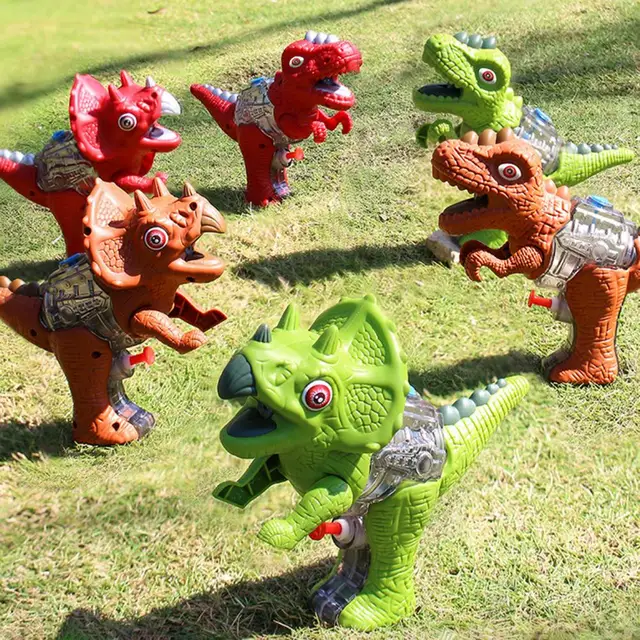 Grande dinossauro esguichando modelo brinquedo, spray de água inflável, T- rex, jato de água brinquedo, jogo ao ar livre, criança, adulto, crianças -  AliExpress