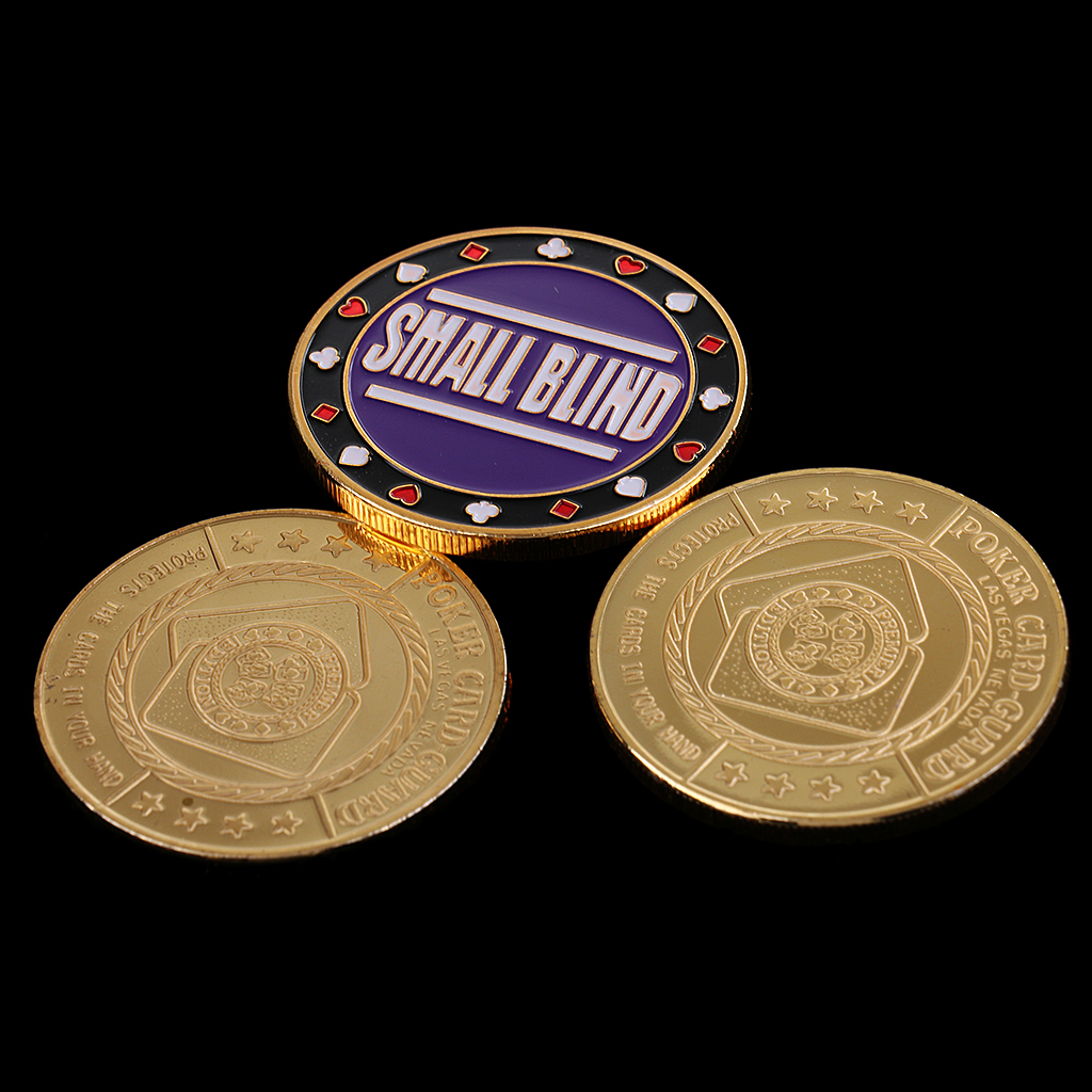 1 Dealer 1 Small Blind 1 Big Blind Poker Chip Set Poker Card Guard Protector