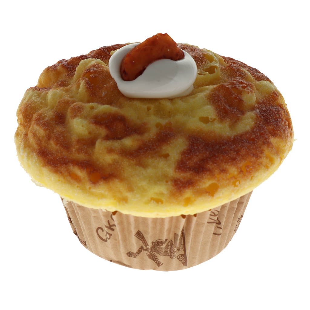 Artificial Cakes Simulation Decorative Cupcake Model Props Dessert Props,Made of Polyurethane, eco-friendly