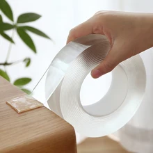 Double-Sided-Tape Cleanable Transparent Nano Gekkotape Waterproof Home Notrace 3M/5M