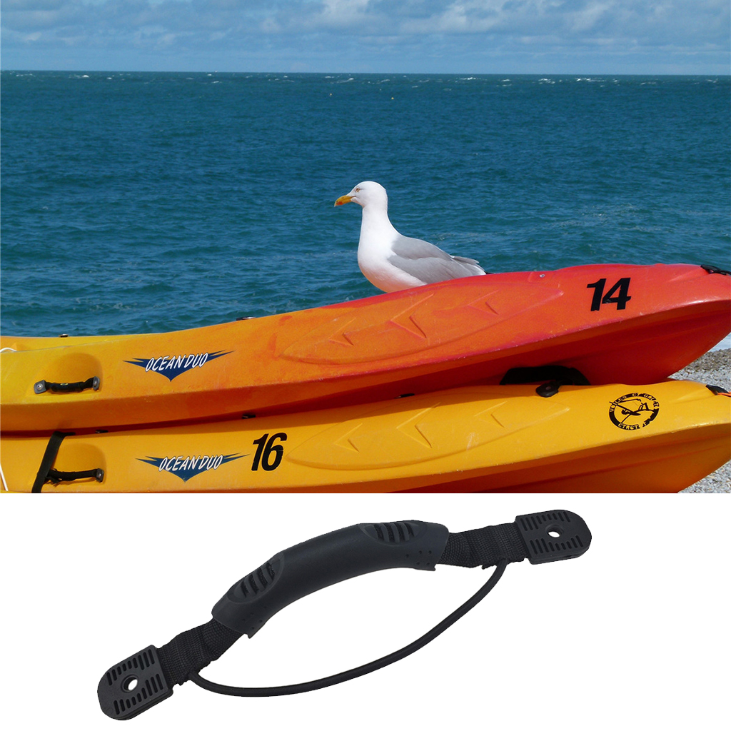 Canoe Boat Side Mount Carry Rubber Handle Fixing Paddle+Bungee Cord Kayak Kits