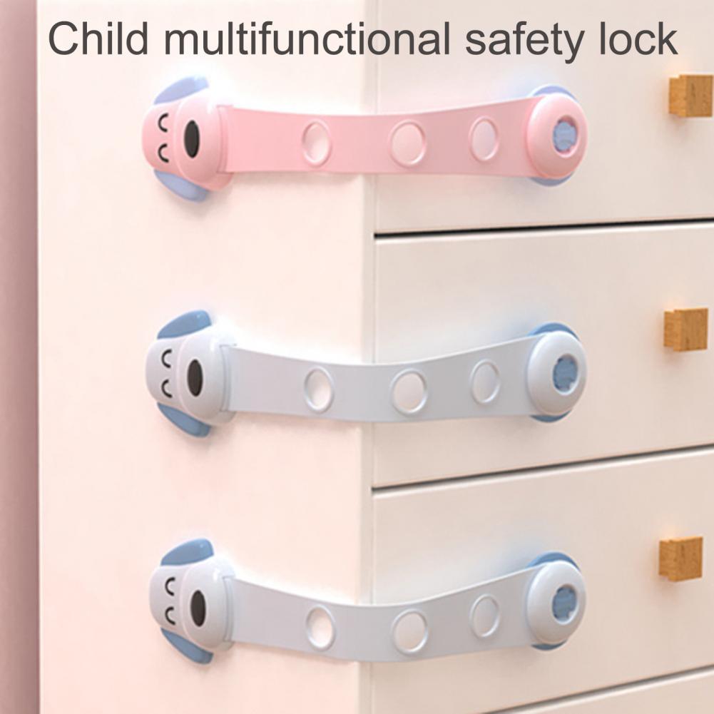 Fechaduras com Fivela Porta do Armário do Bebê Bloqueio de Impermeabilização Pces Crianças Auto-adesivo Criança Segurança Armário Travas Fechos 4 Abs 5 Cheap Trava de segurança de fechadura