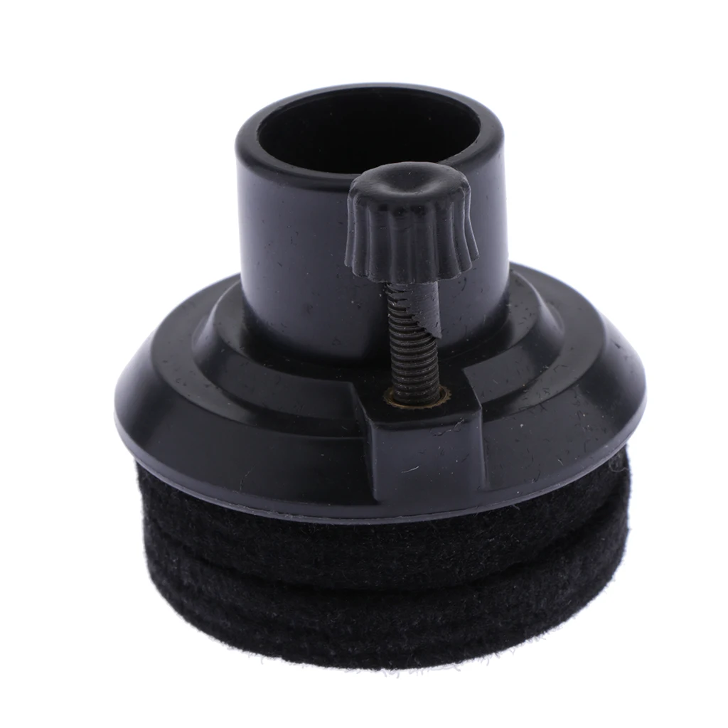 Plastic Hi-Hat Cymbal Seat with Felt for 22mm Hi-Hat Stands Parts - Black