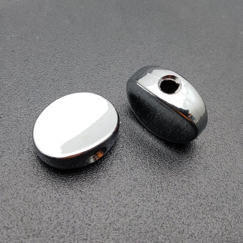 Description Picture 5 of item6Pcs Silver Small Oval Metal Guitar Tuning Pegs keys Tuners Machine Heads replacement Buttons knobs Handle