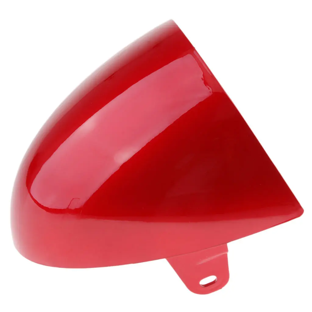 Universal Motorcycle Rear Seat Cowl Cover Protector Fits for Cafe Racer (Red)