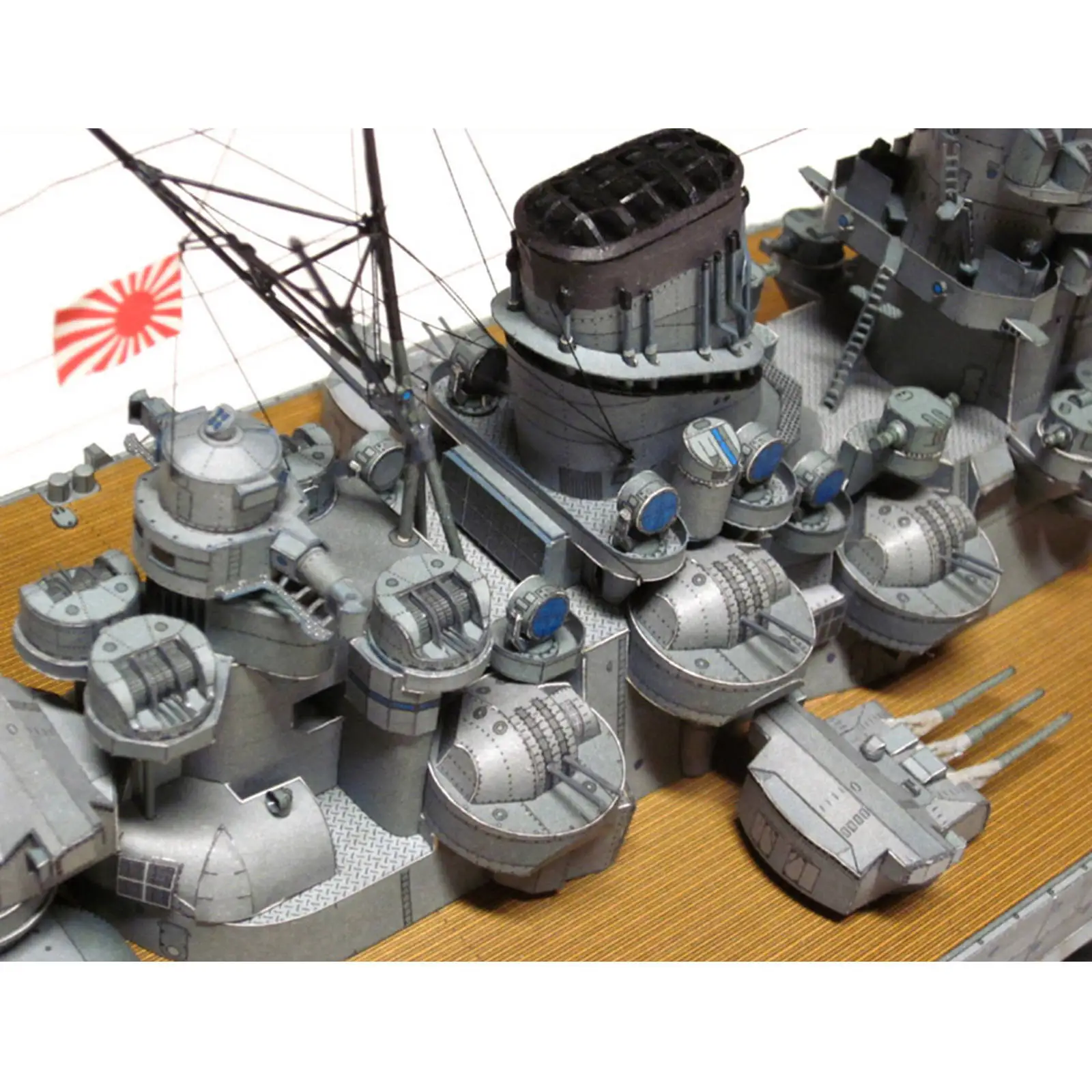 3D Japanese Yamato Navy Ship Puzzle Paper Model Kits Game Papercraft Lovers