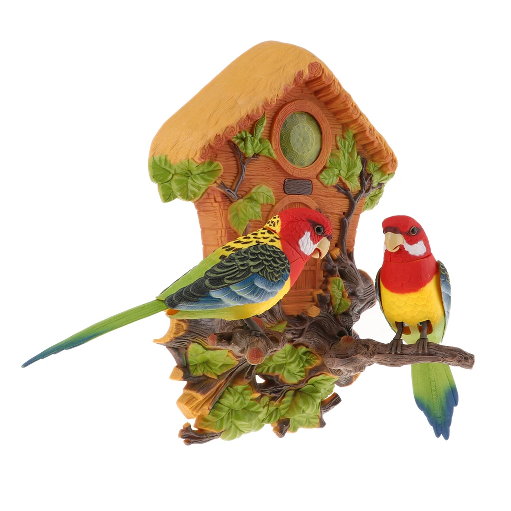 Wall Mounted Simulated Chirping Dancing Parrots Birds Realistic Motion Sensor Singing Moving Toys Pets Wall Mounted Simulated Chirping Dancing Parrots Birds Realistic Motion Sensor Singing Moving Toys Pets
