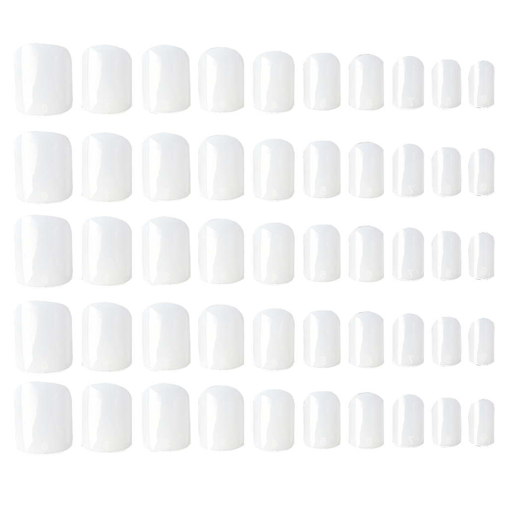500 Pcs Pro False Nail Tips Polish Rack Nail Art Practice Nontoxic Odourless