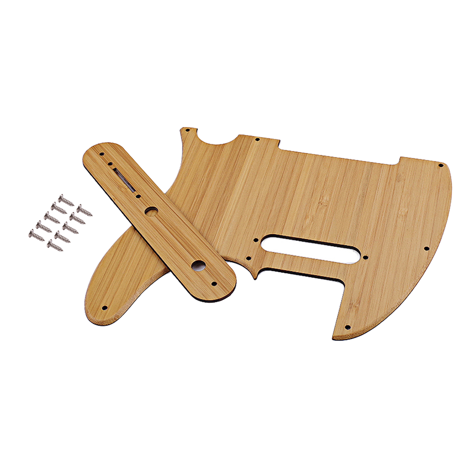 Bamboo Pickguard Back Plate for TL Electric Guitar Instrument DIY Luthier