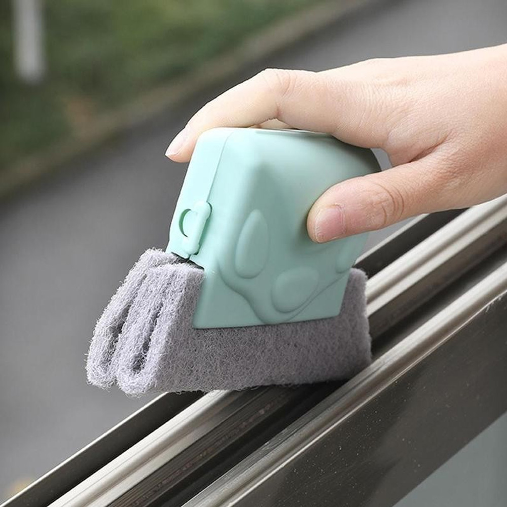 2020 Creative Window Groove Cleaning Cloth Window Cleaning Brush