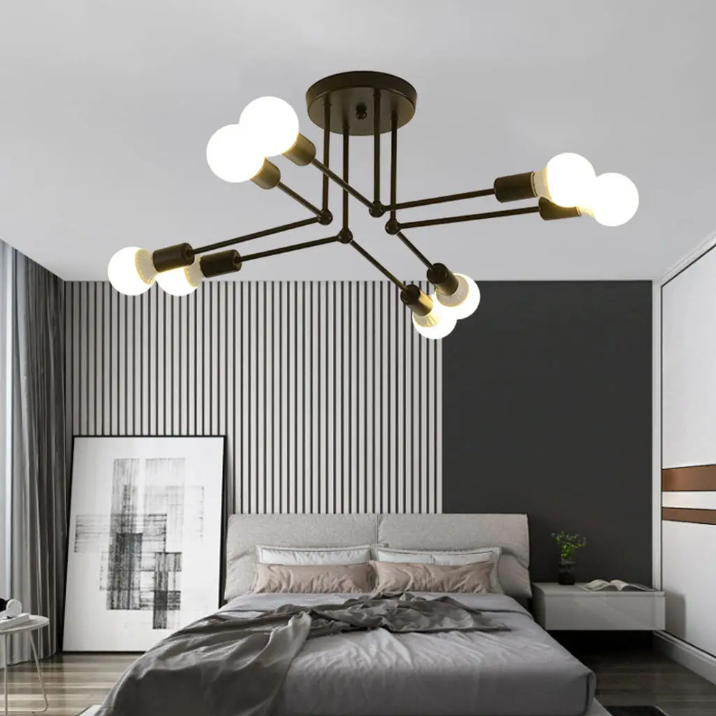 Modern Ceiling Lamp Home Laundry Living Room Hall Lights (Not Included Bulb)