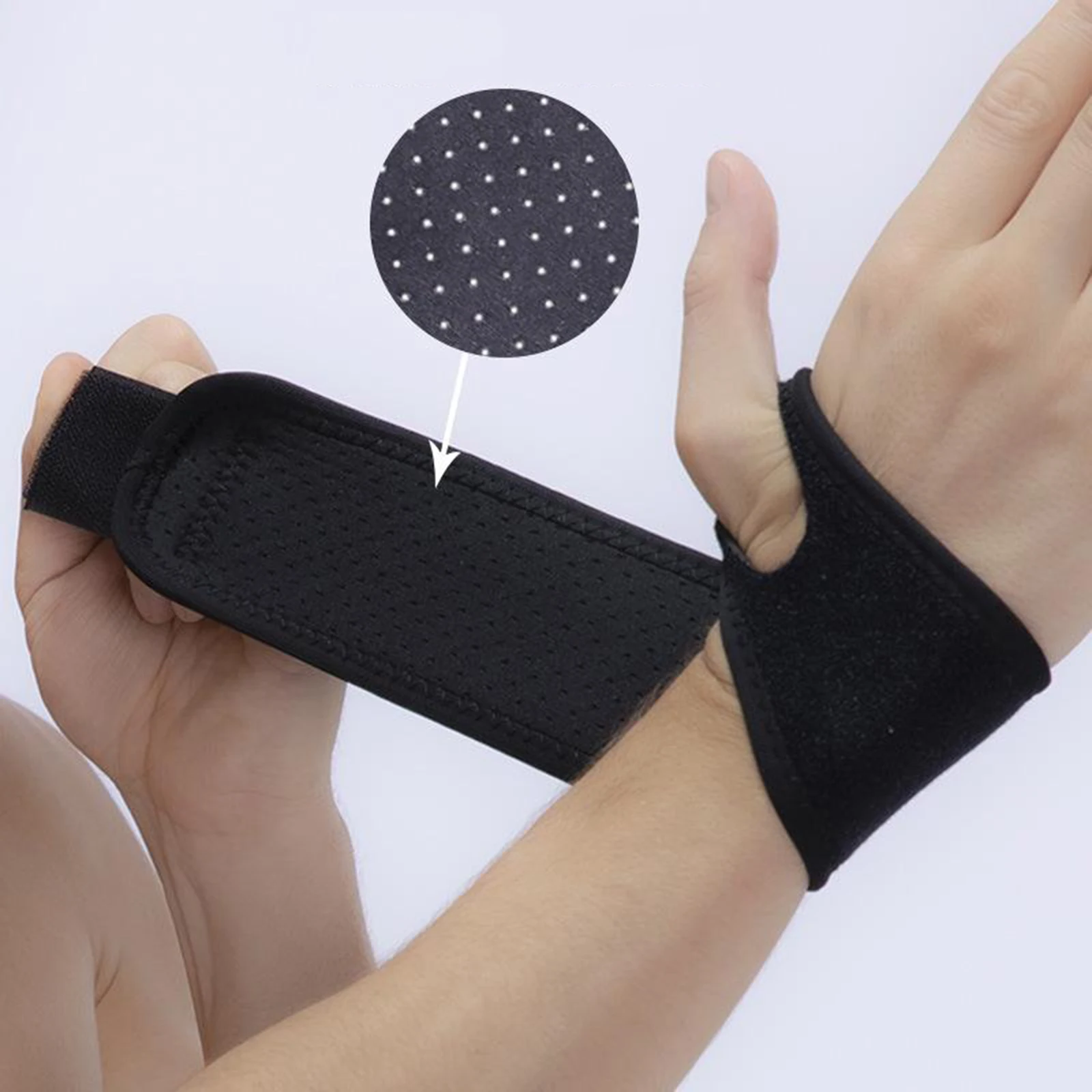 Premium Lined Wrist Support Wrist Strap Carpal Tunnel Wrist Brace Fits Both Hands Wrist Support Brace Injury Recovery