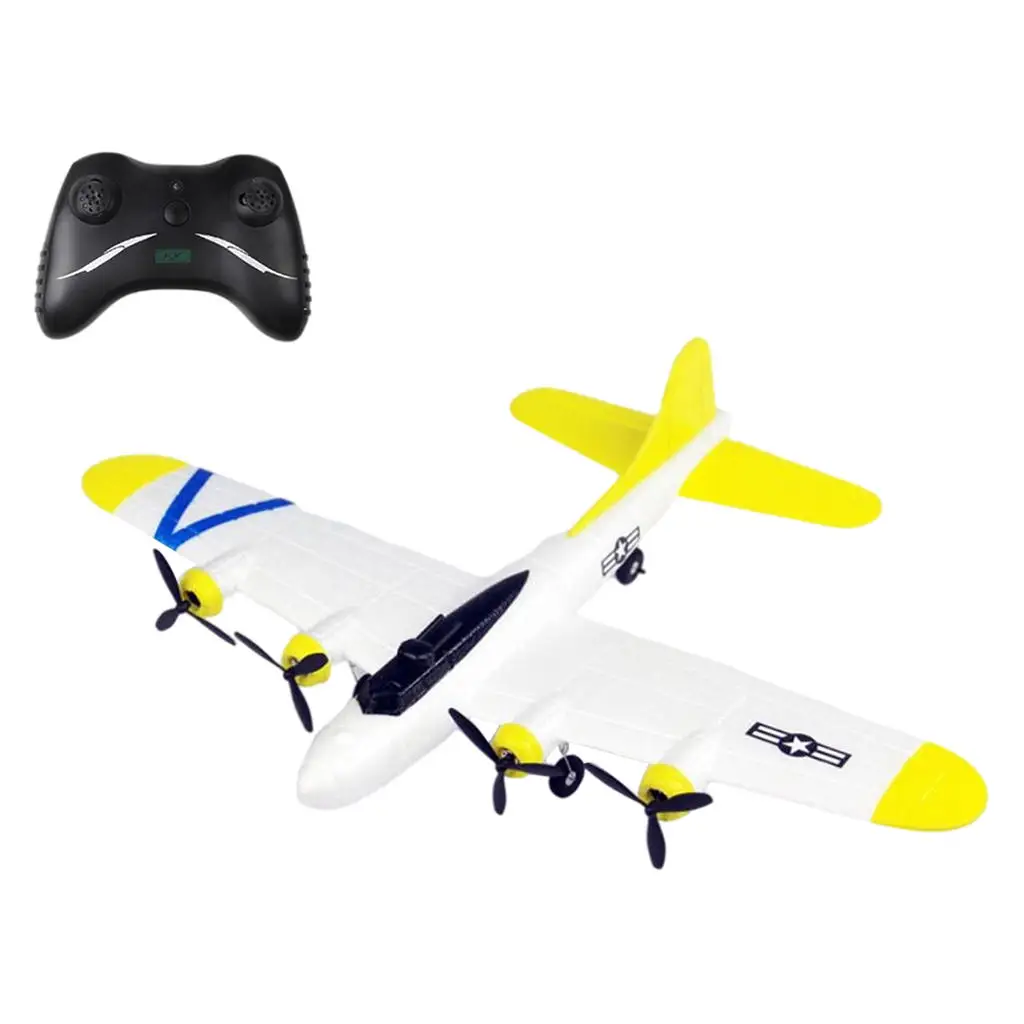 EPP RC Aircraft Fixed-Wing 2.4G 2CH Glider Remote Plane Stunting for Beginner Kids Airplane Ready to Fly B17 Bomber