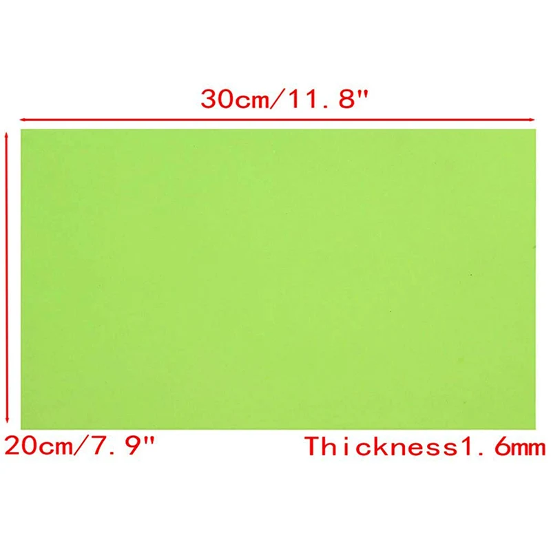 placa de fotopolímero de polímero sólido soluble en agua 1 pieza verde claro Kisbeibi Placa de fotopolímero para impresión de sellos de resina de 20 x 30 cm para manualidades 