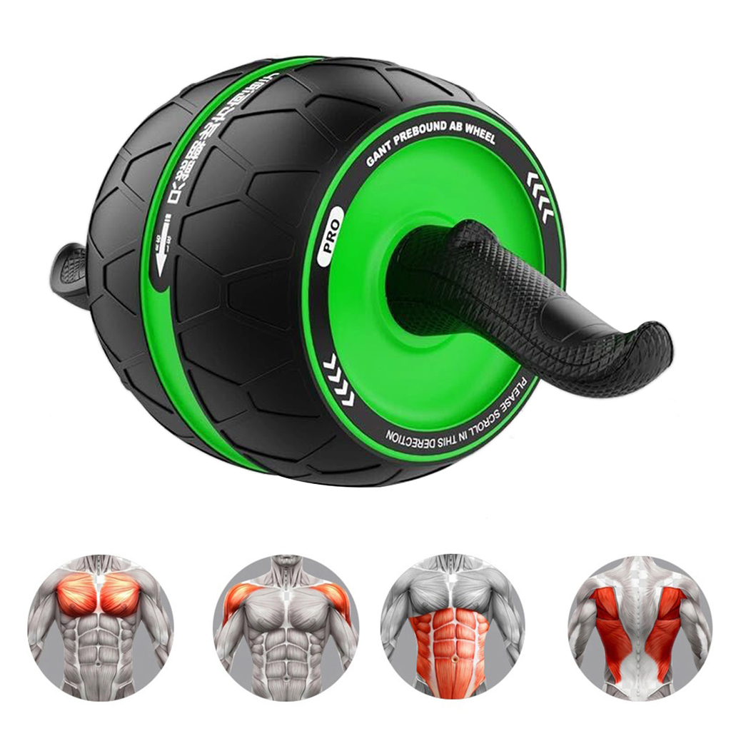 Ab Roller Wheel, Ab Roller Mute Core Training for Men Women Abdominal Exercise - Ab Workout - Home Workout Equipment