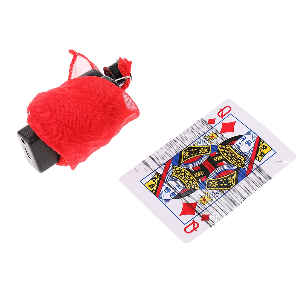 Flying Silk Poker Power Reel  Magic Tricks Accessory for Magician Stage Show