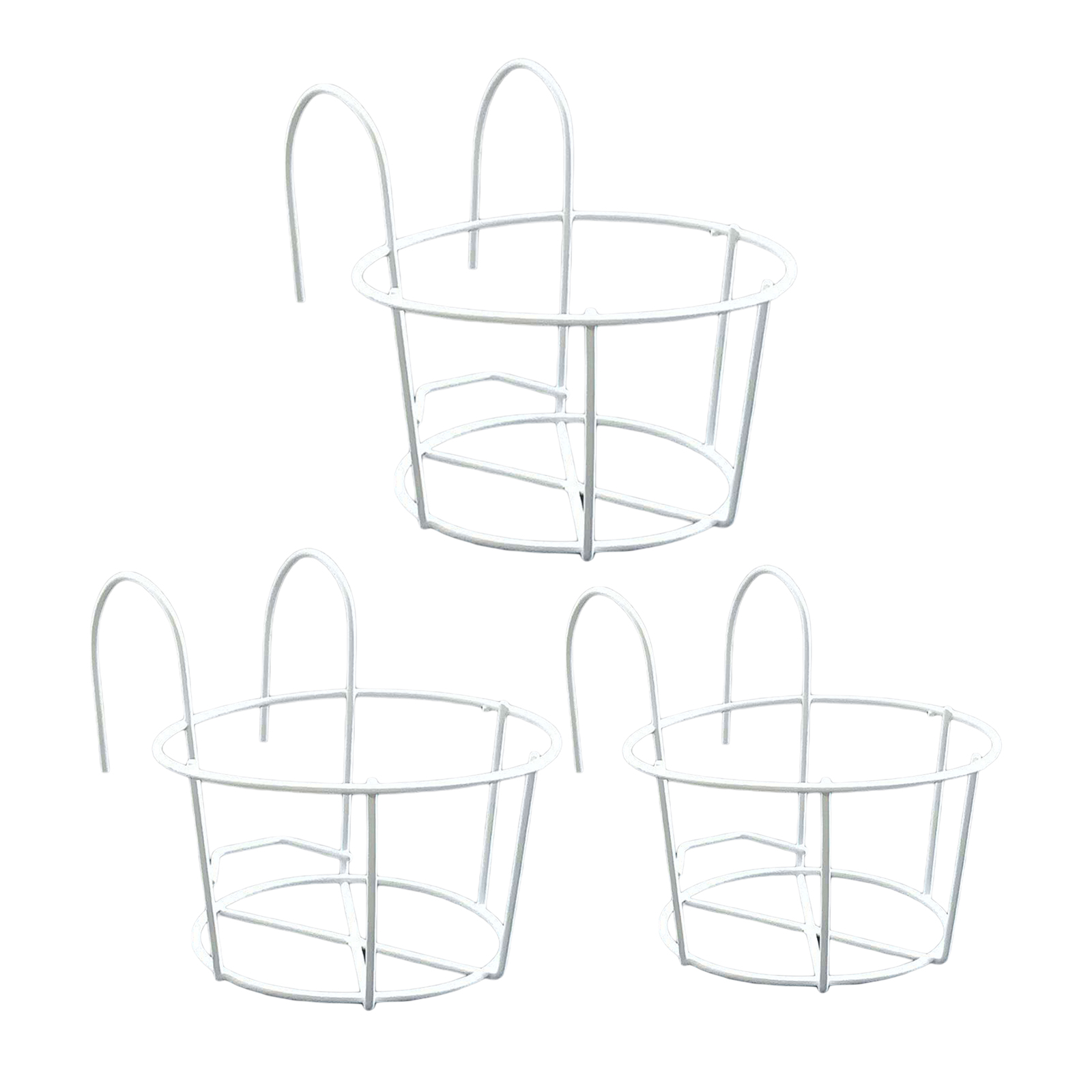 Easy to Use Metal  Hanging Rack for Hanging on Balconies, Railings, Fences And Decks, Rust Proof And Smooth Surface