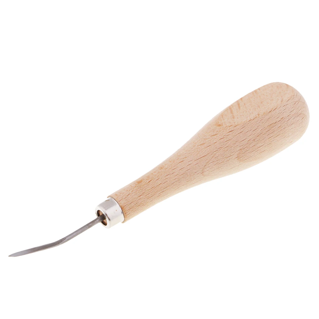 1 Piece Diamond Shaped Sewing Curved Stitching Awl for Sewing Leather Crafts