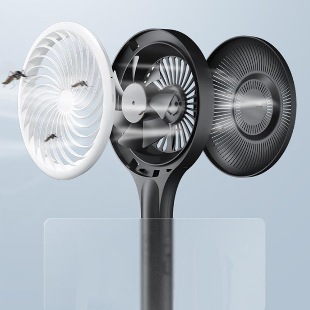 Electric Bug Zapper Desktop Mosquito Killer Lamp UV Light Attraction Fan Fly Bug Zapper LED Mosquitoes Attraction UV Light