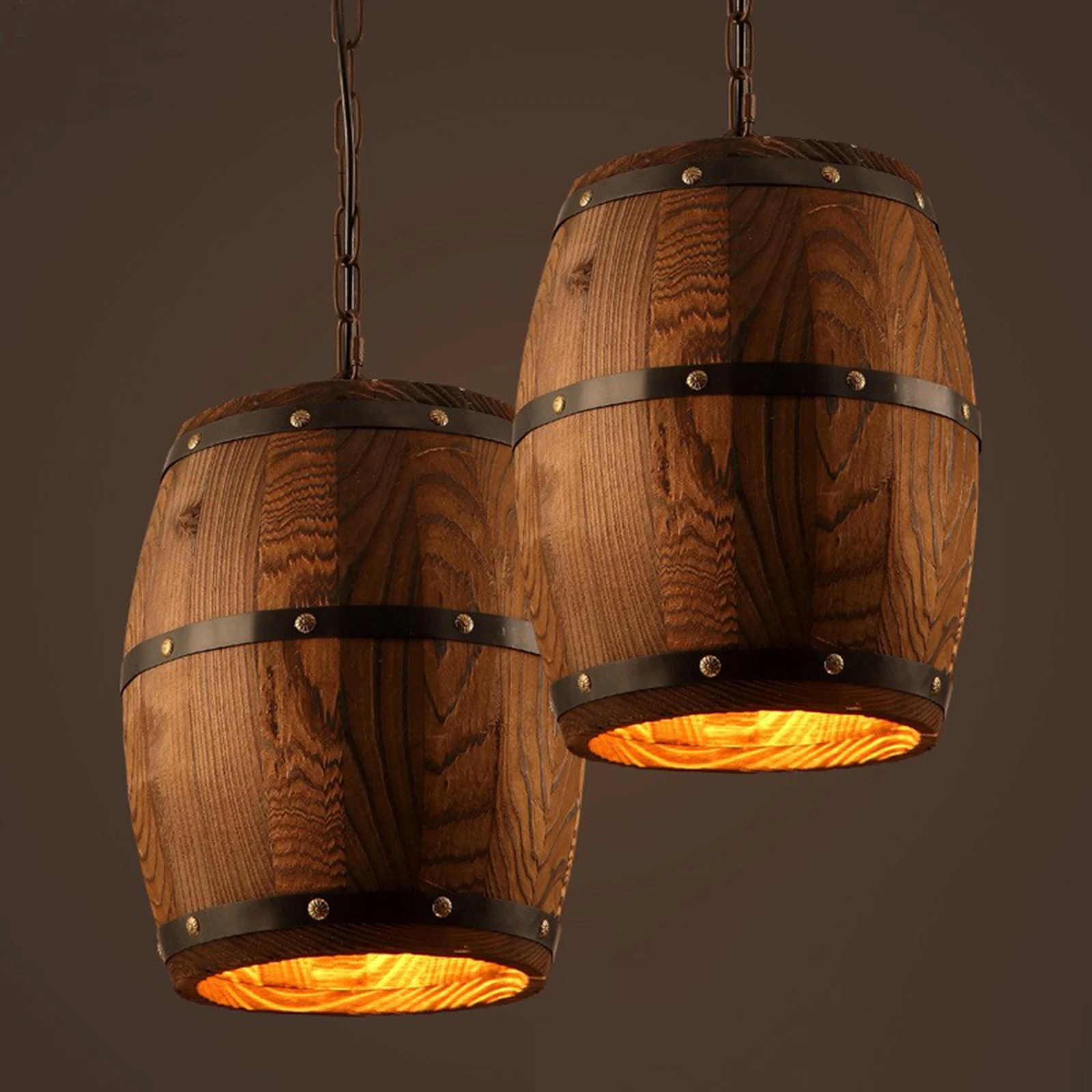 Wood Ceiling Light Lantern Shades Lamp Shade Restaurant Chandelier Lampshade