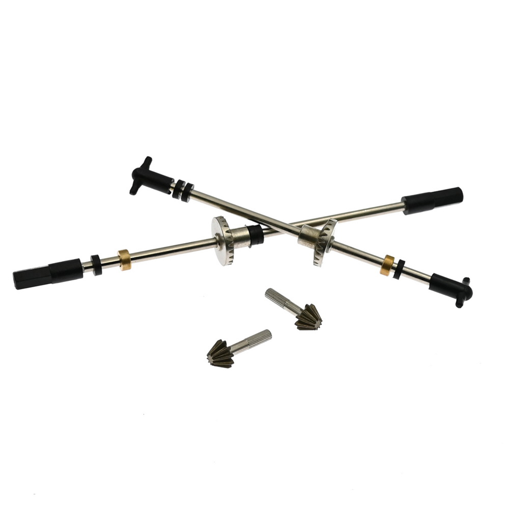 Upgrade RC Front Rear Axle Gear Kit 1/12 Scale Remote Control Buggy Car Hobby Vehicles Model Spare Parts Set Replacement