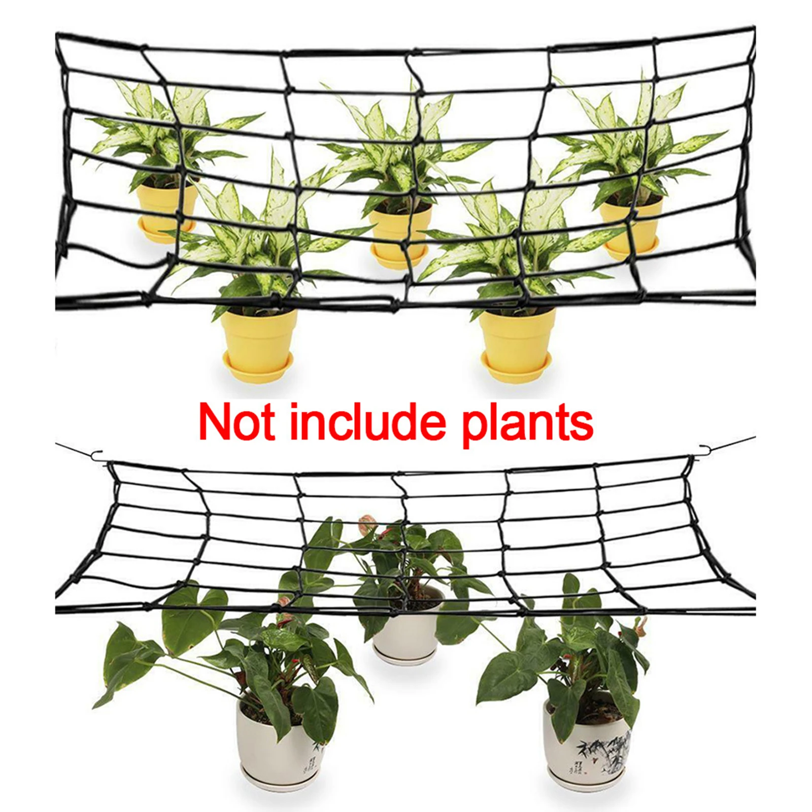 Grow Tent Netting Plant Elastic Garden Grow Tent Trellis Net For Indoor Vegetable Plants Garden Supplies