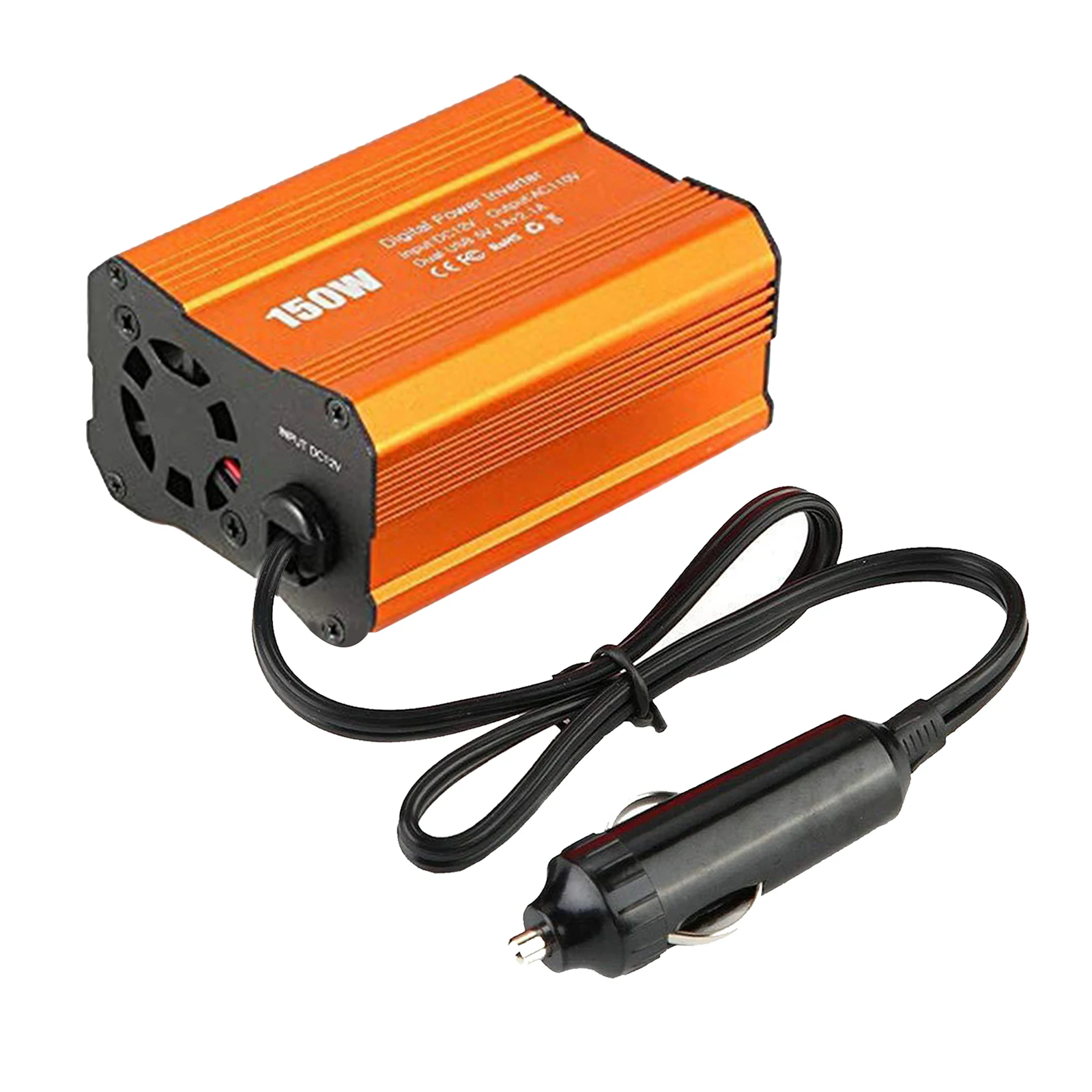 150W Car Power Inverter inversor DC 12V To AC 220V 2.1A Dual USB Ports Car Charger Adapter