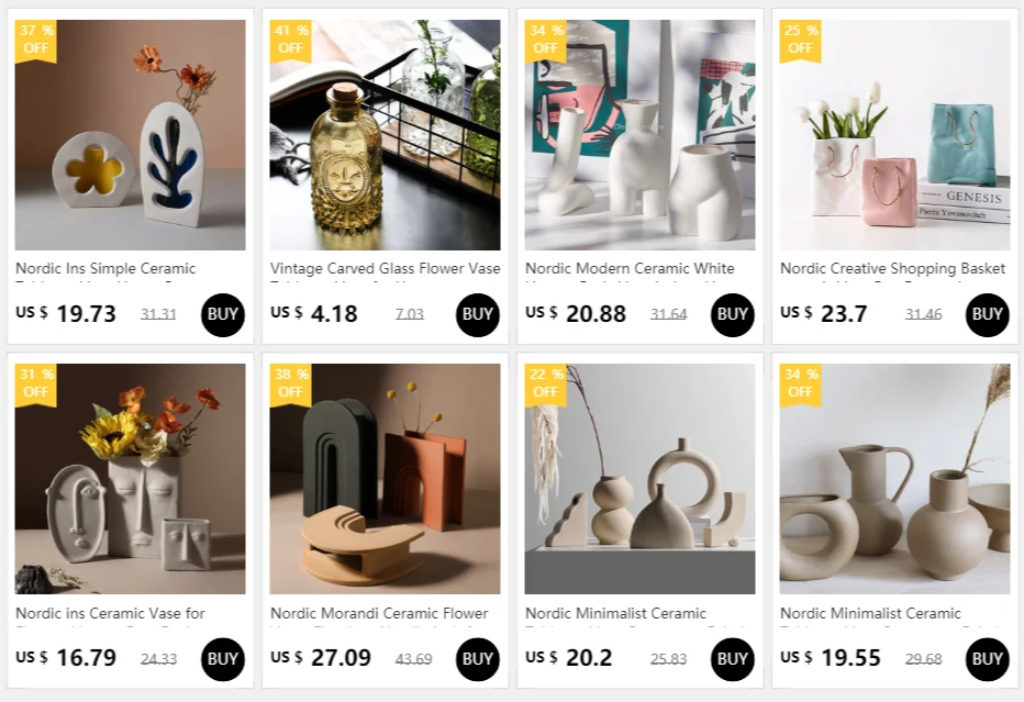 Creative Shopping Basket ceramic Vase • Colma.do™ • 2023 •