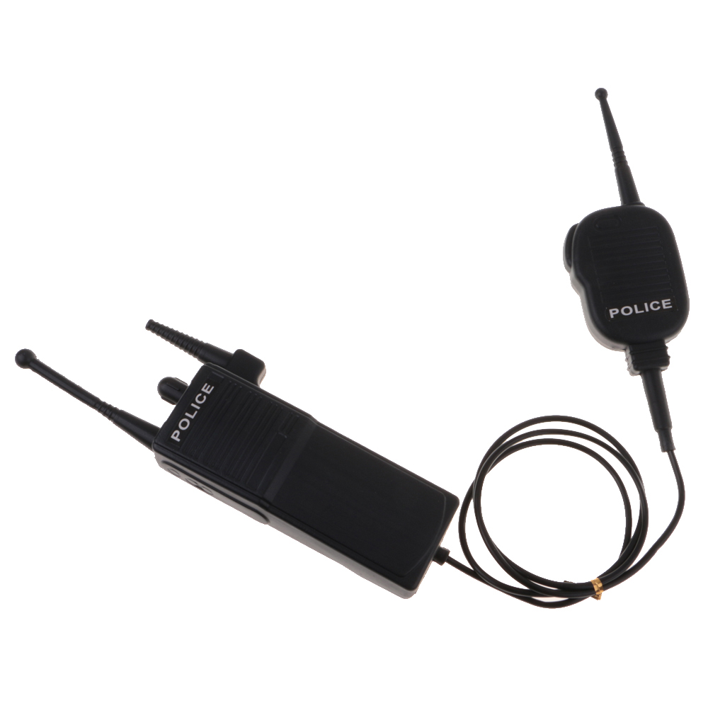 Funny Artificial Police Intercom Prop Two Way Radio Toy Game Joke Gag