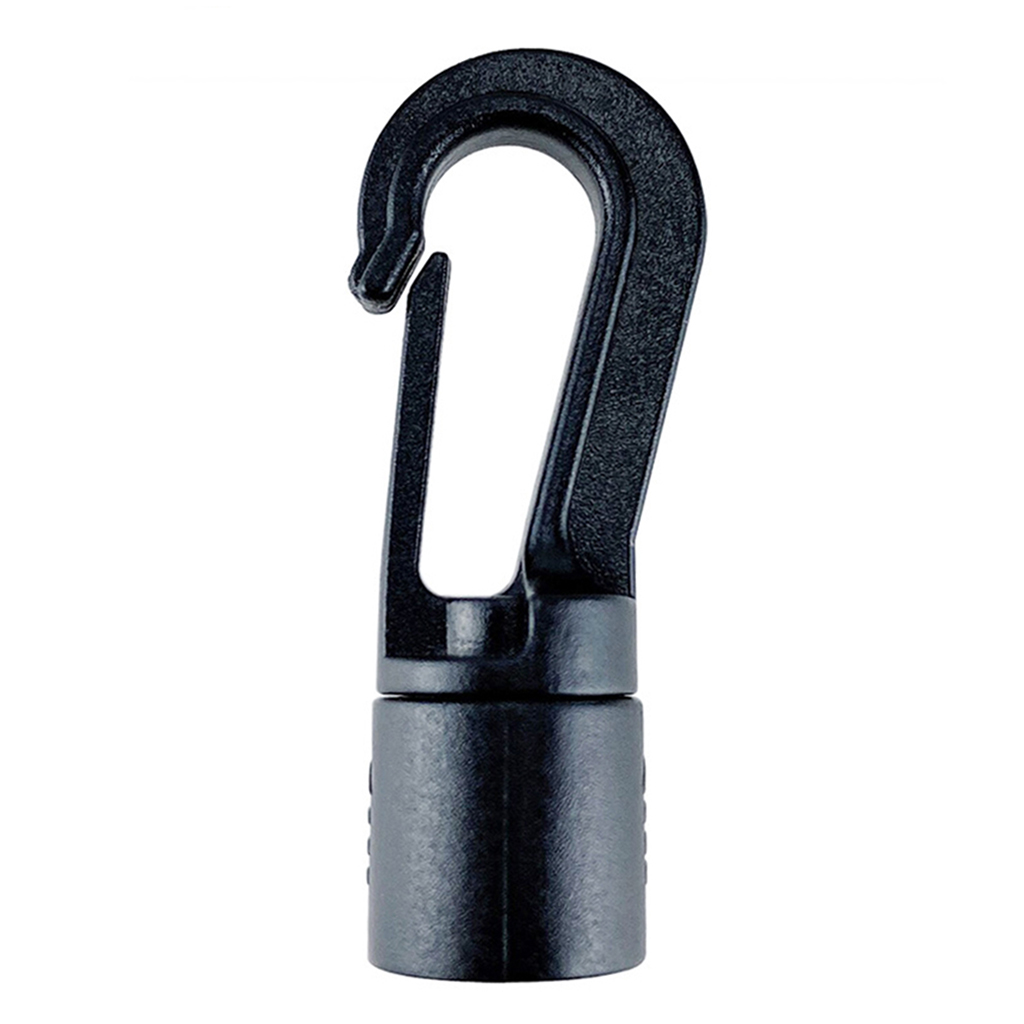 1 Pack Plastic Bungee Shock Cord Hook End for Camping Exercise Boat Kayak Canoe