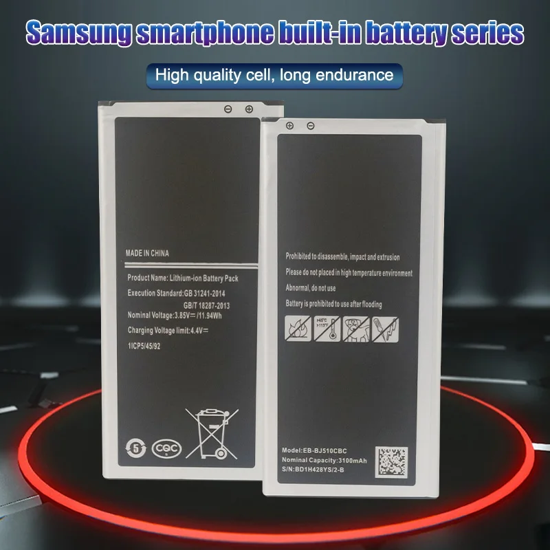 Smartex® Black Label Bateria Compatible con EB-BJ510CB Samsung Galaxy J5 2016 