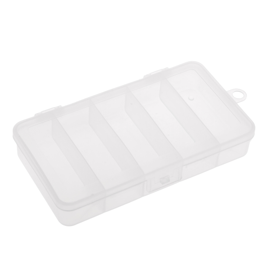 Clear Fishing Accessories Waterproof Tackle Box Storage Box 15 × 9 × 3 Cm
