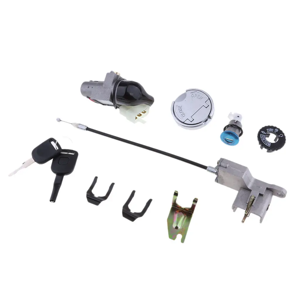 Ignition Key Switch Lock Assembly Set for 125cc 150cc 200cc 250cc Motorcycle