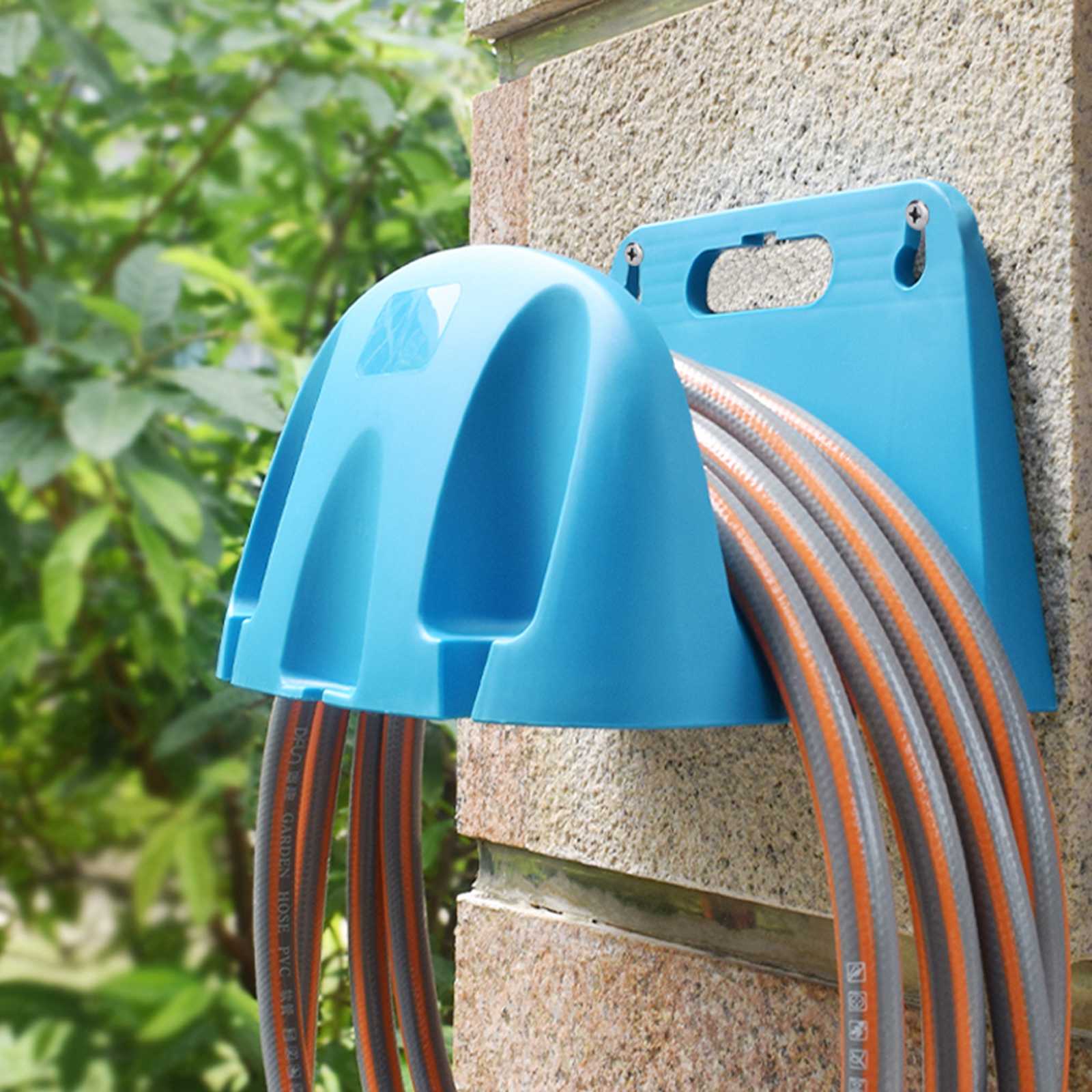 Wall Mounted Garden Hose Holder Pipe er Expandable Water Hose Rack