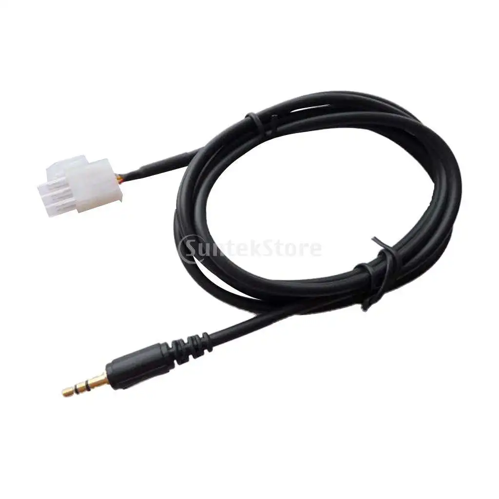 3.5mm Audio Cable Aux Cord Male Adapter 3 Pin Fit for  GL1800 Goldwing