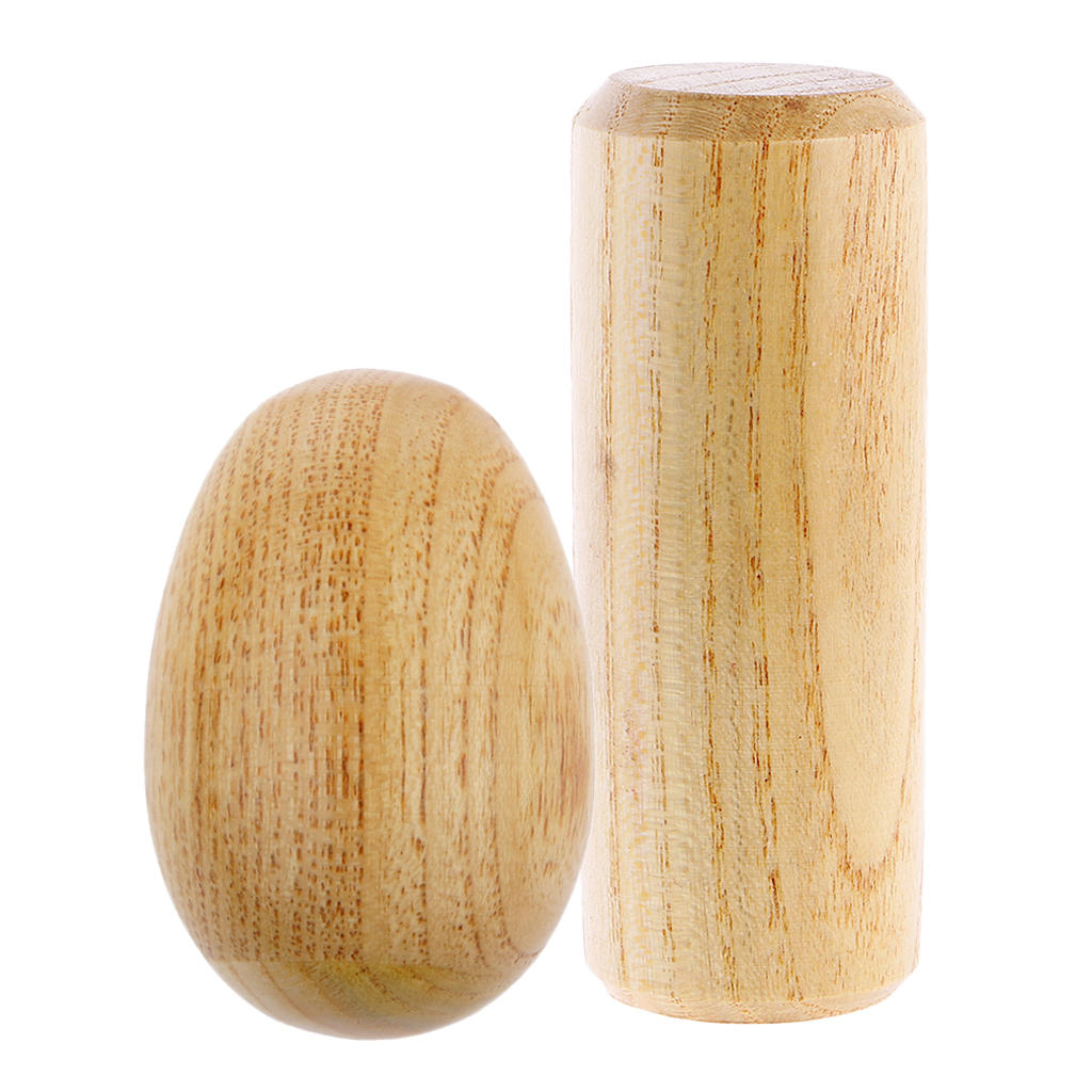 Sand Maraca Roundwood Shaker + Musical Instrument Percussion