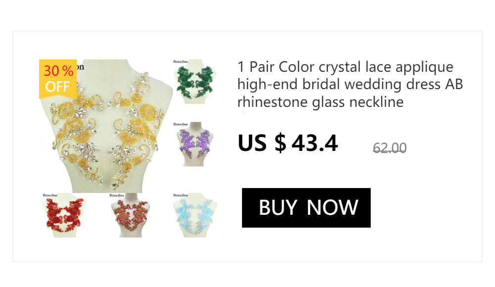 6,5 * 4,7 Zoll fünfblättriger Kristallausschnitt zum Aufnähen, Strassverzierung für Hochzeitskleid, Rock, blinkende Kleidungszubehör YL013 – Detail 4