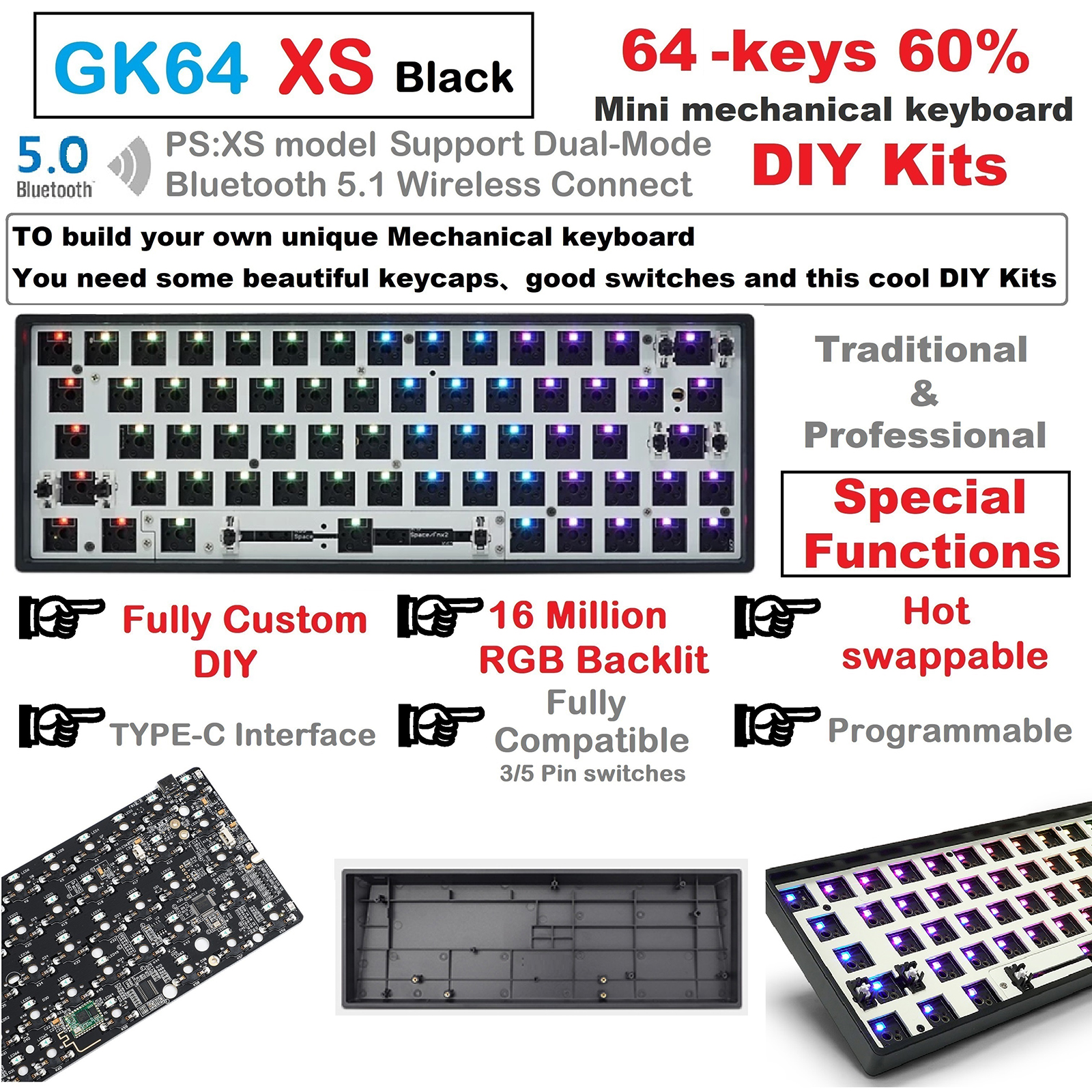 marvo scorpion kg965g mechanical gaming keyboard