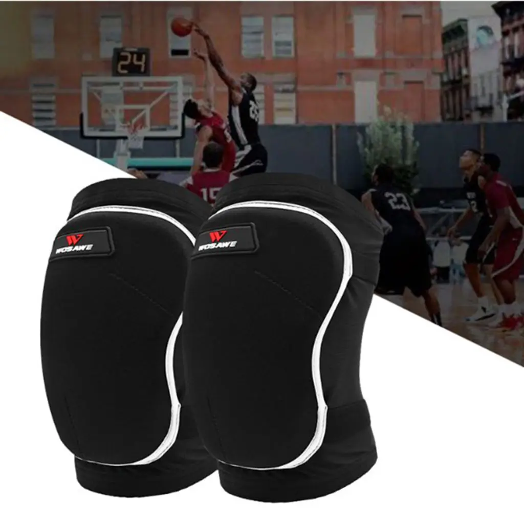 1 Pair Sports Knee Compression Sleeve Support Brace Basketball Knee Pads
