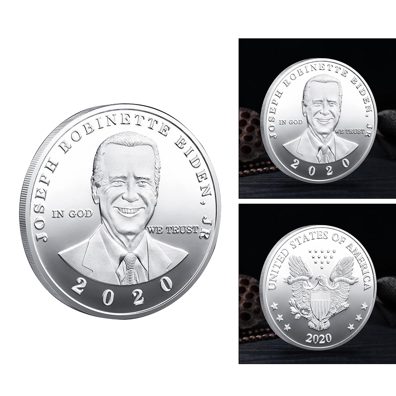 Novelty Silver Plated American 46th President President of the United States Biden Coin  Coin Commemorative Gift
