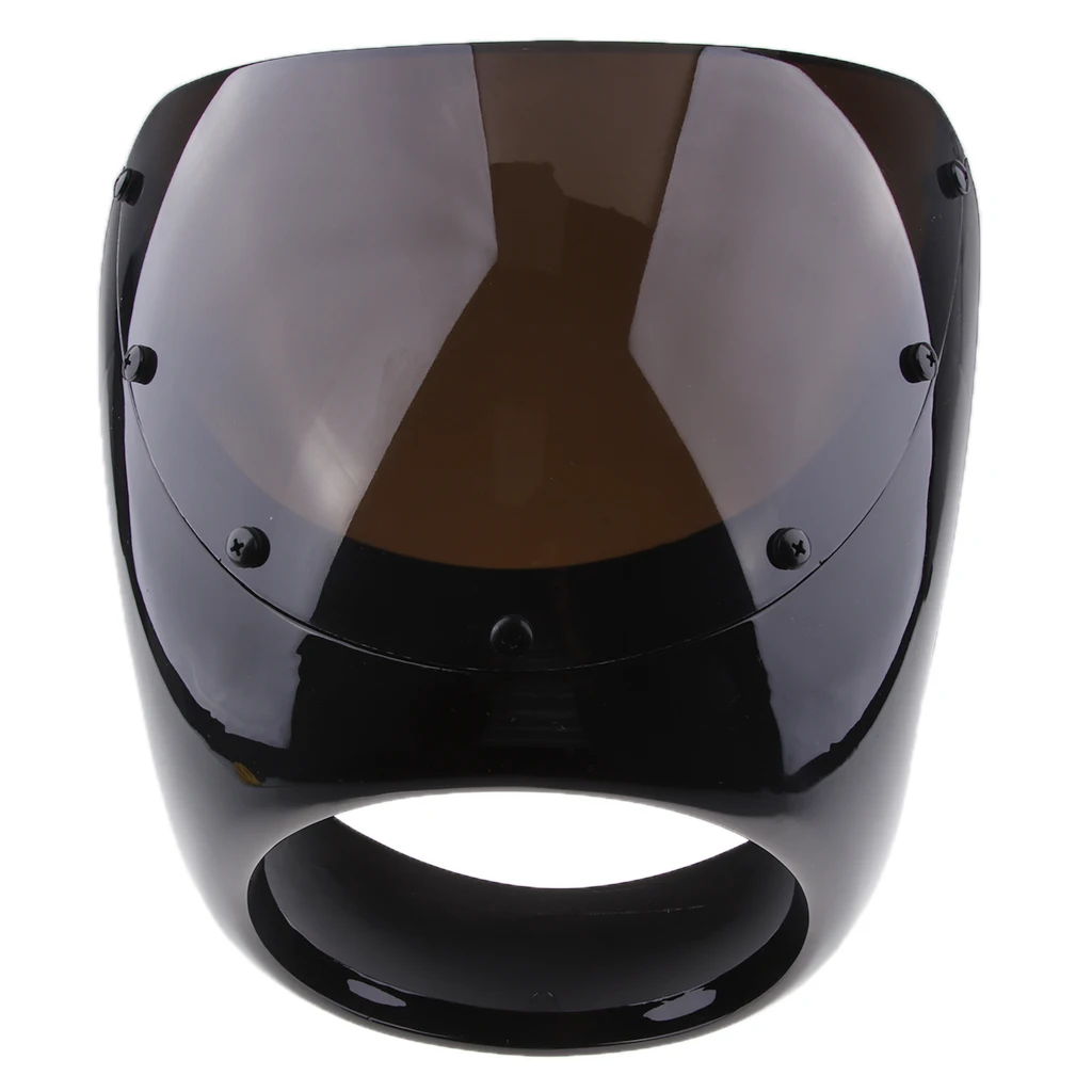Motorcycle 7 inch Headlight Fairing Cover Handlebar Screen Windshield & Retro