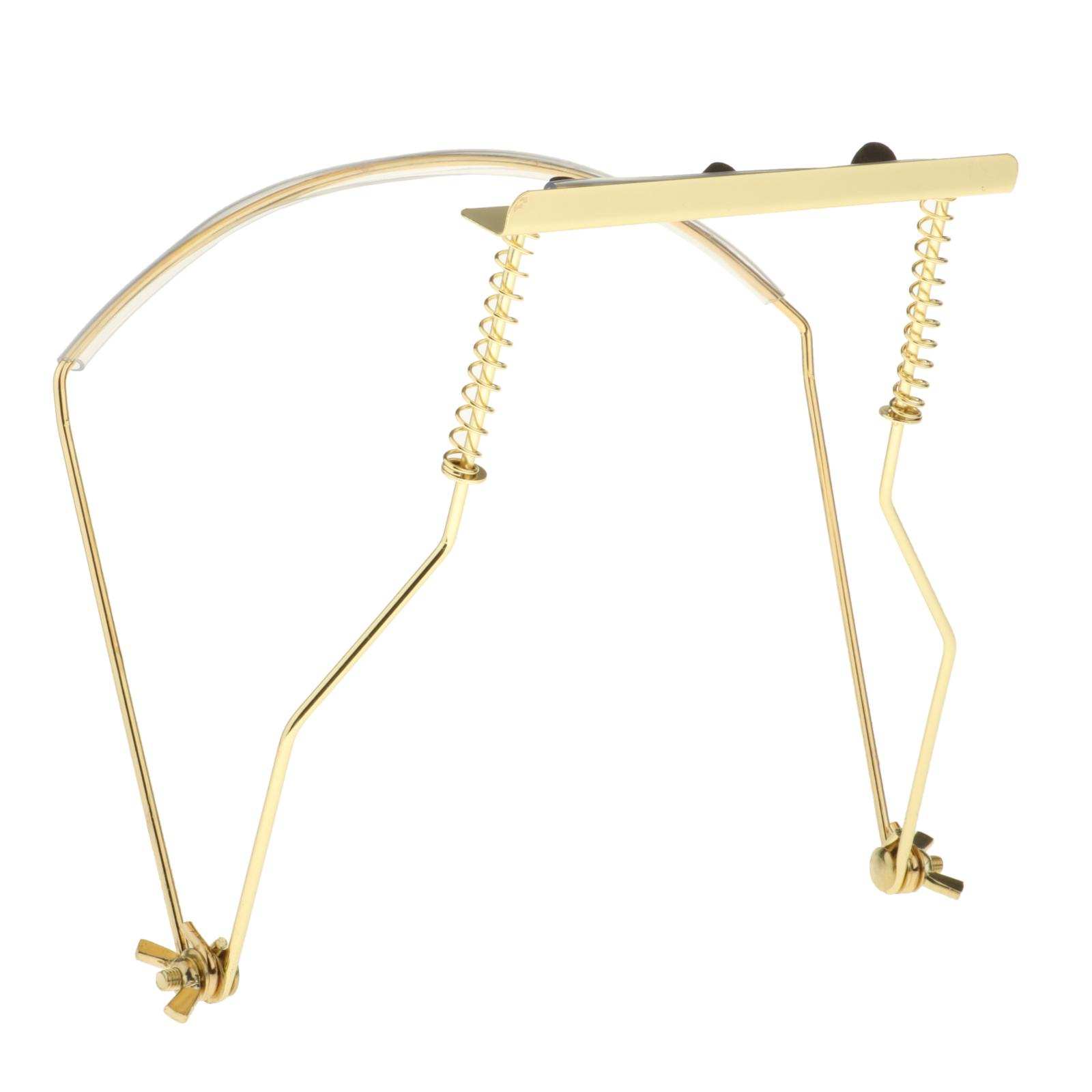Beginner portable simple Harmonica Neck Holder Adjustable Mouth Organ Stand Harmonica Harp Rack Metal Steel