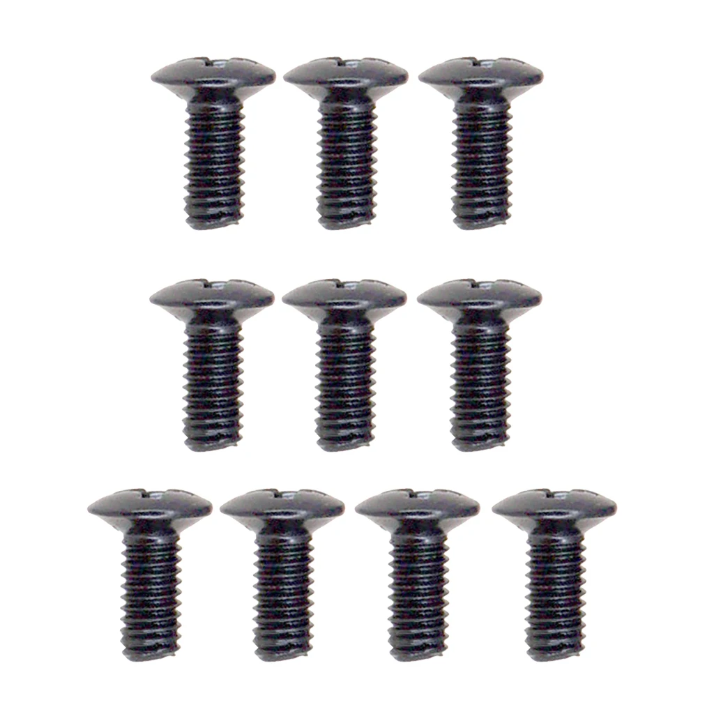 10 Pieces 3/5 Way Guitar Switch Nuts Guitar Pickup Frame Fixing Screws for ST Electric Guitar Parts